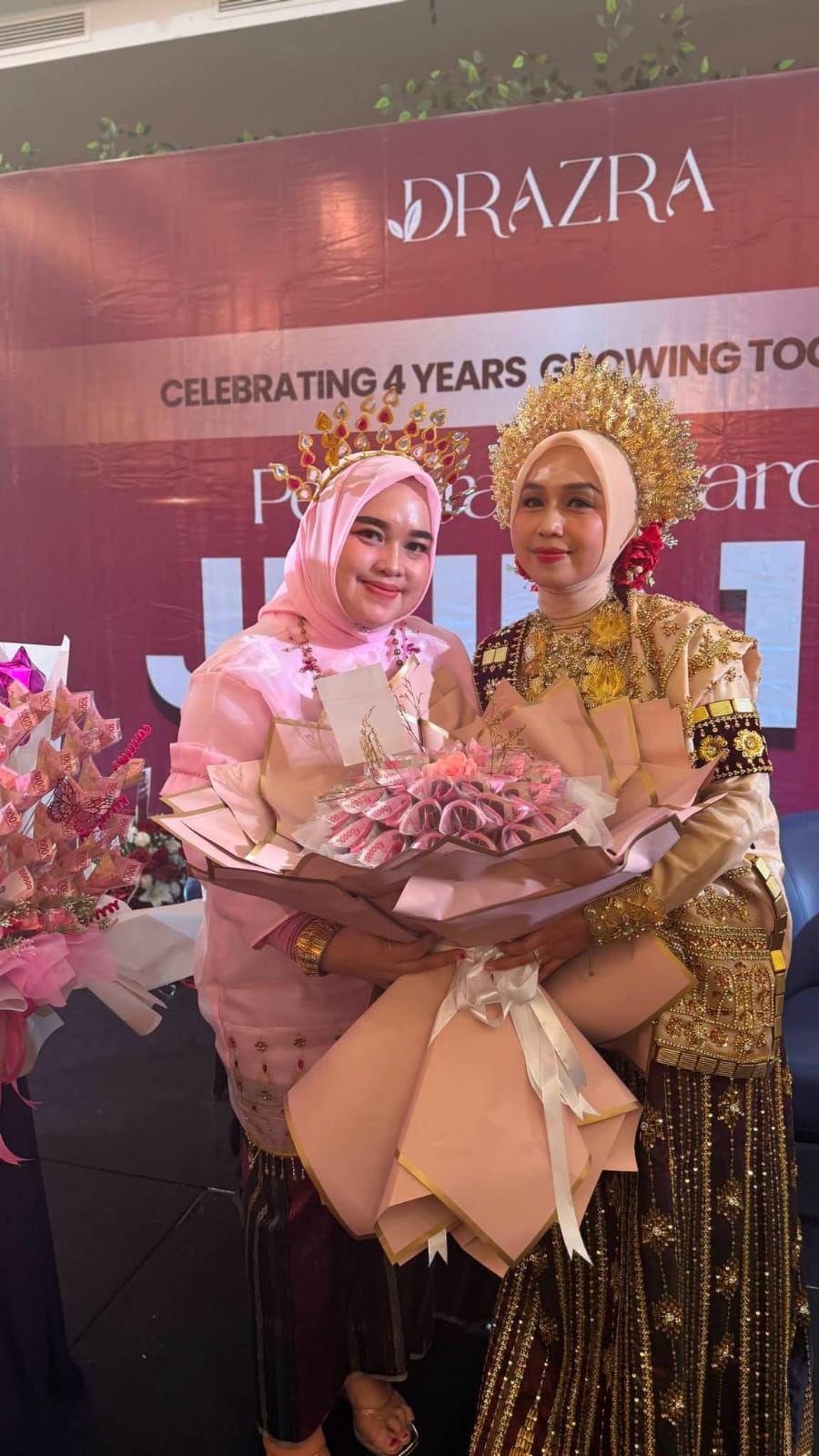 Dokumentasi event dan pencapaian Atri Febrina
